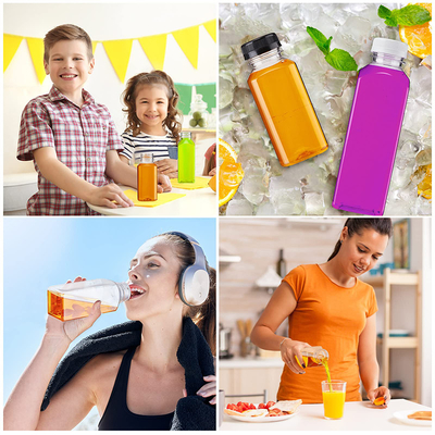 Modern Kare Yuvarlak Plastik Balonlu Çay Kavanozları