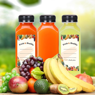 Kapağında 120ml-500ml kapasiteli bir vida bulunan kare yuvarlak yalıtımlı süt çayı şişeleri