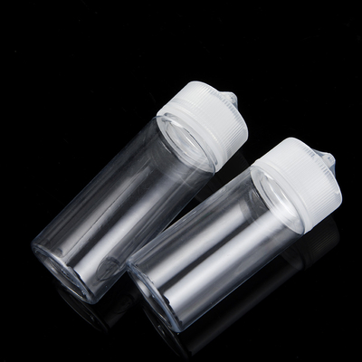 Sıvı için özelleştirilmiş logo şişeleri E Sıvı şişe Şeffaf vida kapağı Vape suyu konteyneri