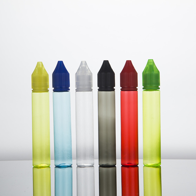 E Sıvı PET Şişesi Çocuklara Karşı Koruyucu Boynuz 10ml-100ml Özel E Sıvı Ekran Baskı Şişesi