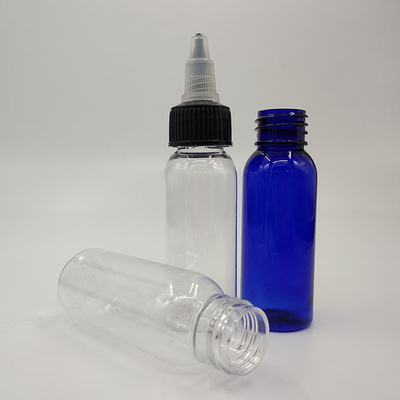 15ml 30ml 50ml 70ml 80ml 100ml şişeler Özel baskı ile plastik iplik kapaklar