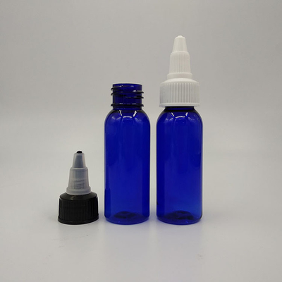 15ml 30ml 50ml 70ml 80ml 100ml şişeler Özel baskı ile plastik iplik kapaklar