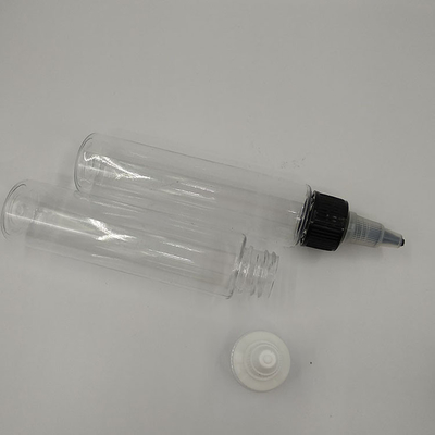 Özel mühürleme tipi Özel etiket paneli ile plastik vida üst şişeler