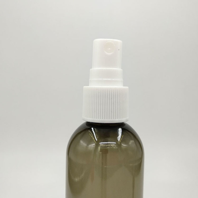 Yüksek Kapasite 100ml 120ml 150ml 200ml 250ml 500ml Açık Beyaz Amber Mavi PET Plastik Kozmetik Paketleme Sprey Şişesi