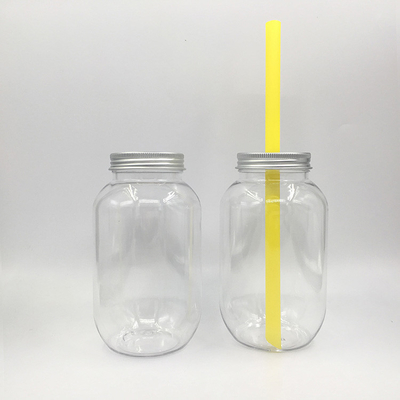 Sızdırmaz Süt Çay Şişeleri 120ml 250ml 350ml 500ml Kapakında vida bulunan Açık Kare Yuvarlak Şişeler