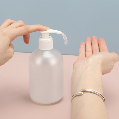Flip top yuvarlak PET losyon şişeleri etkili vücut bakımı için 300 ml açık şişeler