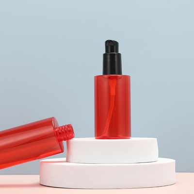 Plastik UV Elektroplated Kapak Malzemesi Müşteri Gereksinimleri için PMMA Çeşitli Yuvarlak Plastik Losyon Şişeleri