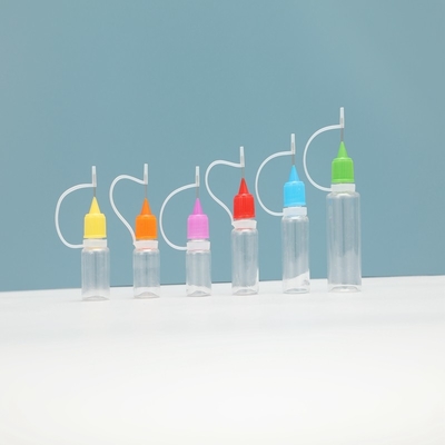Çocuk geçirmez E sıvı şişesi Yuvarlak 60 ml E sıvı şişesi ekran basılı etiketle