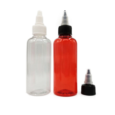 15ml-100ml'lik açık plastik vida üst şişeler