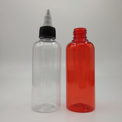 15ml-100ml'lik açık plastik vida üst şişeler