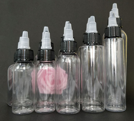 Çeşitli Kapasite ve Stillerde 15ml-100ml Vuruşlu Yukarı Sıvı Ambalaj Şişeleri