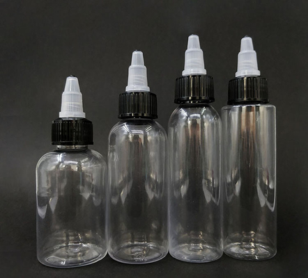 Kolay dağıtım için açık plastik vida üst kavanozlar Kapasite aralığı 15ml - 100ml