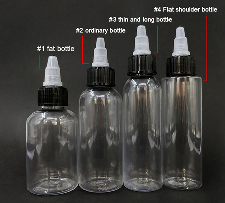 Kolay dağıtım için açık plastik vida üst kavanozlar Kapasite aralığı 15ml - 100ml