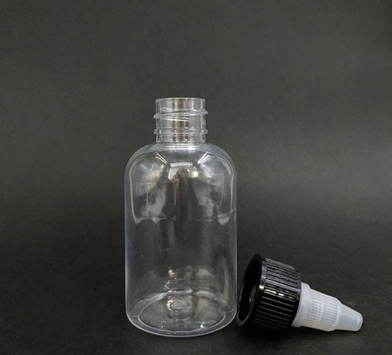Kolay dağıtım için açık plastik vida üst kavanozlar Kapasite aralığı 15ml - 100ml