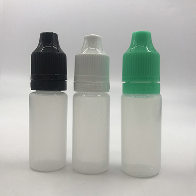 Şeffaf Siyah Kişiselleştirilmiş Damla Şişeleri 10ml-120ml Sıvı Depolama için Yumuşak Yüzey