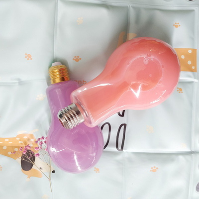 Sızdırmaz Plastik Süt Çay Şişeleri Kapak Üzerinde vida ile 500ml Kapasite Kare Yuvarlak Şekil 0.5kg Ağırlık Yaka
