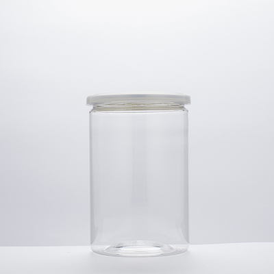 Alüminyum kapağı ve basınç duyarlı mühürleme teknolojisi ile özel logo plastik kavanoz konteynerleri