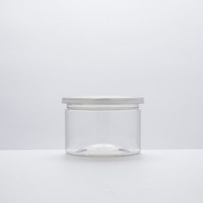 Alüminyum kapağı ve basınç duyarlı mühürleme teknolojisi ile özel logo plastik kavanoz konteynerleri