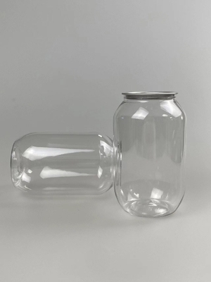 Kişisel bakım ve güzellik ürünleri için çeşitli kapasitelerde özel basılmış plastik kozmetik kavanozlar