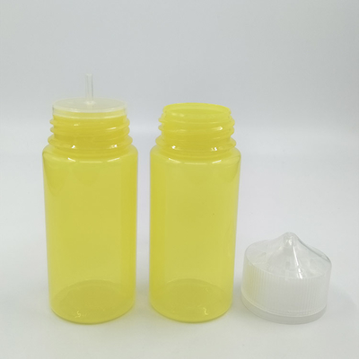 100 ml Şeffaf Yuvarlak E Sıvı Şişe Çocuklara Karşı Koruyucu Vuruşlu Kapak
