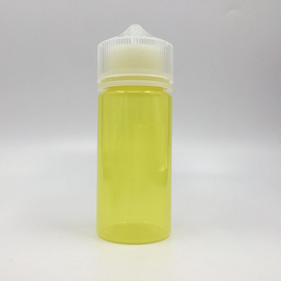 100 ml Şeffaf Yuvarlak E Sıvı Şişe Çocuklara Karşı Koruyucu Vuruşlu Kapak