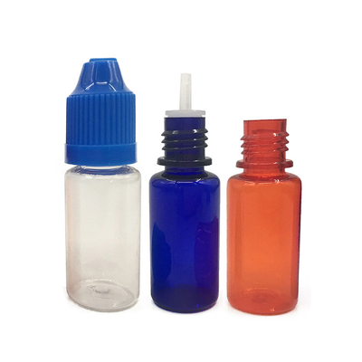 Şeffaf 10ml 15ml 30ml 60ml 80ml 100ml PET E sıvı şişe