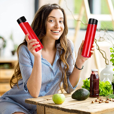 BPA içermeyen süt çayı şişeleri, kapağında vida bulunan kare yuvarlak şekil ve kullanışlı sap