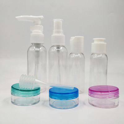 30ml 50ml 60ml Boyutlarda Flip Top Kapaklı Parlak UV Elektroplastralı Plastik Losyon Şişeleri