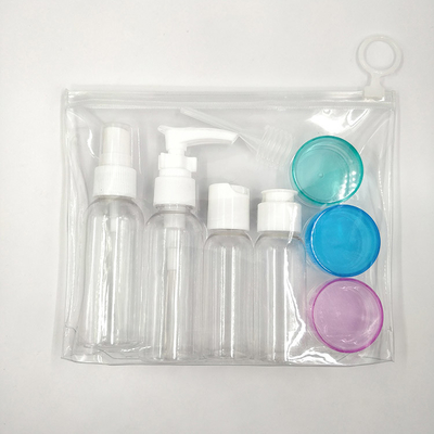 Özel ekran baskı ve UV elektroplastralı kapağı olan çevre dostu plastik losyon şişeleri