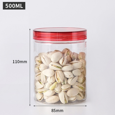 Çamur ve baharatlar için kapağı olan açık yuvarlak plastik kavanozlar (2oz-8oz)