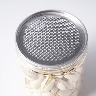 Çamur ve baharatlar için kapağı olan açık yuvarlak plastik kavanozlar (2oz-8oz)