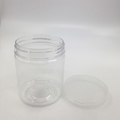 Baskılı logo ve kapağı seçenekleri ile özelleştirilebilir plastik kavanoz konteynerleri
