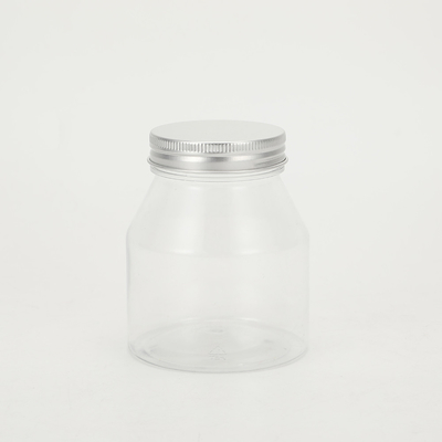 Özelleştirilebilir Şeffaf Plastik Boş Gıda Kavanozları 2oz-8oz Kapaklı