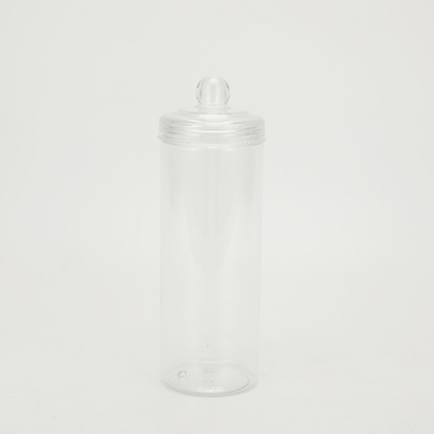 Özelleştirilebilir Şeffaf Plastik Boş Gıda Kavanozları 2oz-8oz Kapaklı