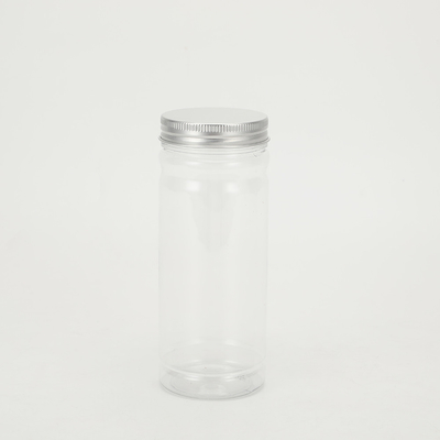 Özelleştirilebilir Şeffaf Plastik Boş Gıda Kavanozları 2oz-8oz Kapaklı