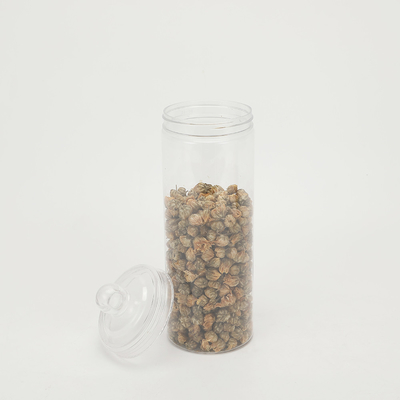 Özelleştirilebilir Şeffaf Plastik Boş Gıda Kavanozları 2oz-8oz Kapaklı