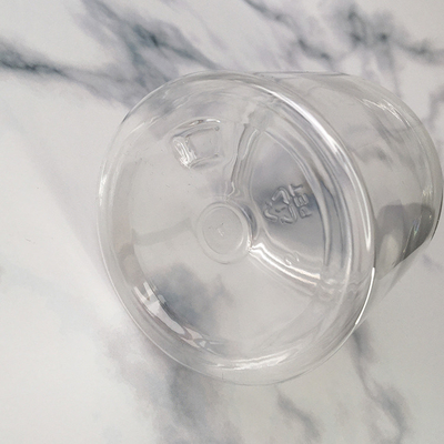 Gıda depolaması için alüminyum/plastiki kapağı olan şeffaf özelleştirilebilir plastik kaplar