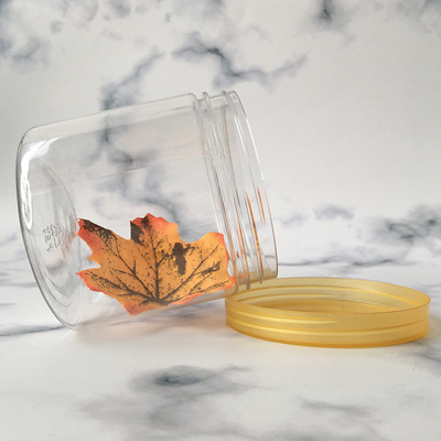 Gıda için 500ml 650ml 800ml plastik kavanozlar Çok amaçlı kullanım PET Gıda için plastik şeffaf kavanozlar