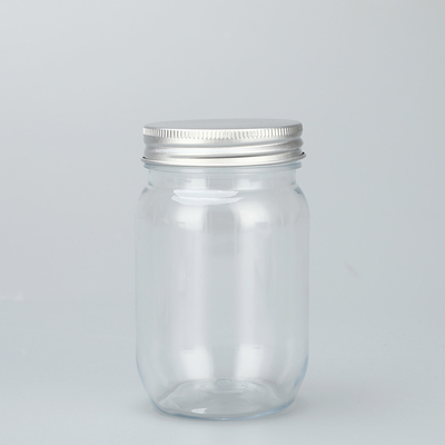Toptan PET Boş Plastik vida Kapak Plastik Kavanoz 50-800ml