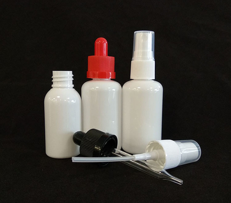 Ev Temizliği İçin Şeffaf Yuvarlak PET Plastik Sprey Şişeleri