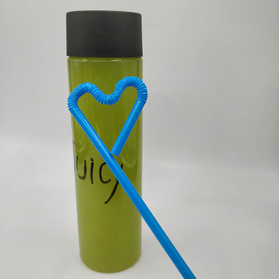 Modern Açık Plastik Sızdırmaz Süt Çay Şişeleri