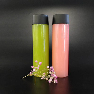 Modern Açık Plastik Sızdırmaz Süt Çay Şişeleri