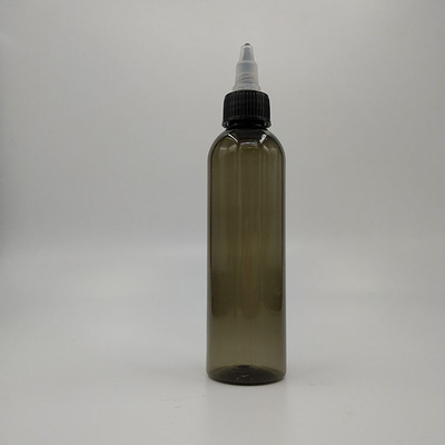 100 ml çocuk geçirmez kapağı olan şeffaf damlatıcı şişeler