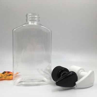 Bir kez kullanılabilir plastik pembe PET pompa şişesi losyon, yüz köpüğü ve şampuan dağıtım için