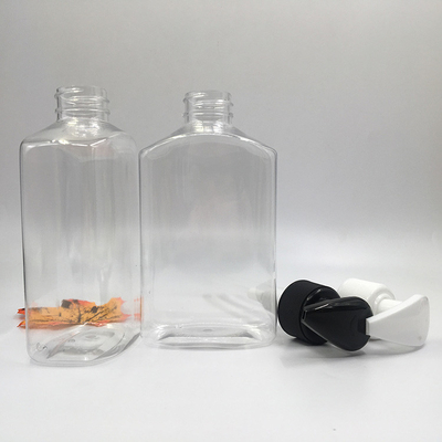 Bir kez kullanılabilir plastik pembe PET pompa şişesi losyon, yüz köpüğü ve şampuan dağıtım için