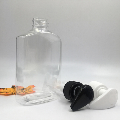Bir kez kullanılabilir plastik pembe PET pompa şişesi losyon, yüz köpüğü ve şampuan dağıtım için