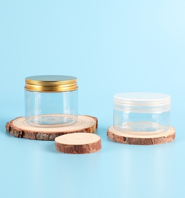 50ml 100ml 120ml 150ml 200ml 4oz kozmetik kavanoz temiz evcil hayvanlar için plastik krem kavanozlar kozmetik için