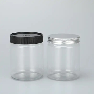 2oz 3oz 4oz 5oz 6oz 7oz 8oz Alüminyum Kapak Kapasiteli Plastik Kavanozlar