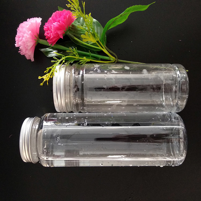 Tekrar kullanılabilir 1000ml Sızıntıya Karşı Keskin Plastik Boba Çay Şişesi Kapaklı vida ile