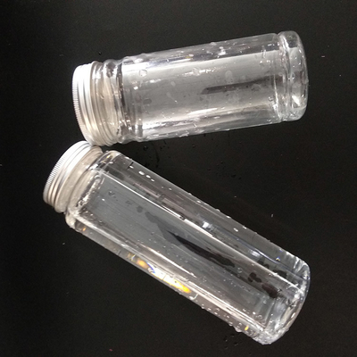 Tekrar kullanılabilir 1000ml Sızıntıya Karşı Keskin Plastik Boba Çay Şişesi Kapaklı vida ile